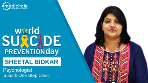 Dr. Bidkar sheds light on how to prevent suicide attempts