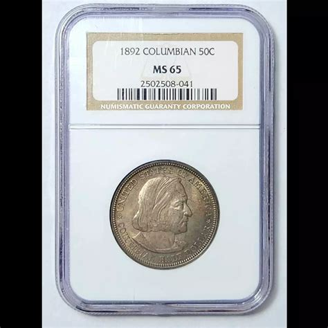 1892 Classic Commemorative World's Columbian Exposition Half Dollar NGC ...