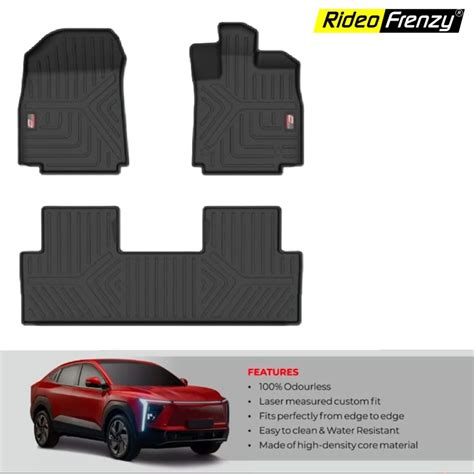 Buy Mahindra XEV 9E Rubber PVC Laser GFX Floor Mats online India ...
