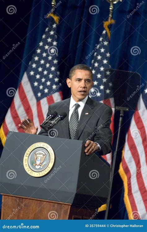 President Barack Obama in Arizona Editorial Stock Image - Image of home ...