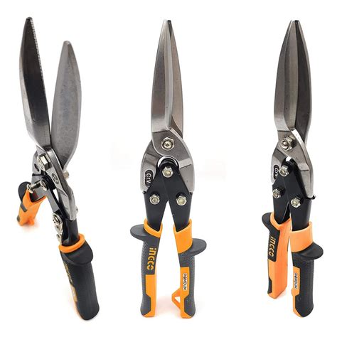 BUY Ingco 12" Aviation Snip Long Straight Cut Tin Cutter +Spring 300mm ...