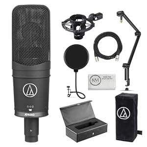 Audio-Technica AT4050 Multi-Pattern Condenser Microphone Bundled with ...
