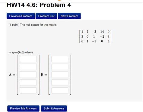 Image result for Left Null Space Example Rectangular Matrix