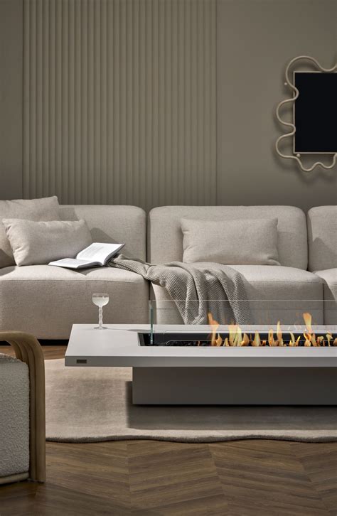 EcoSmart Daiquir 70 Bone | Bioethanol Fire Table | IN STOCK