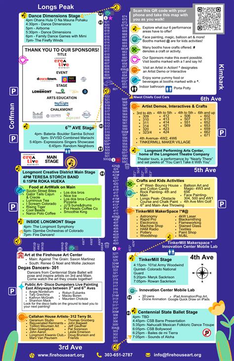 ArtWalk 2025 Map - Firehouse Art Center