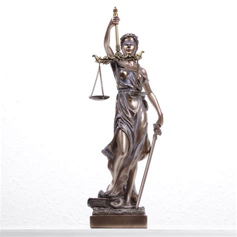 Blind Lady Justice Statue