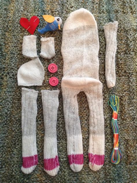 My special hand-sewn sock monkey kits now on Etsy! – © KATARINA THORSEN