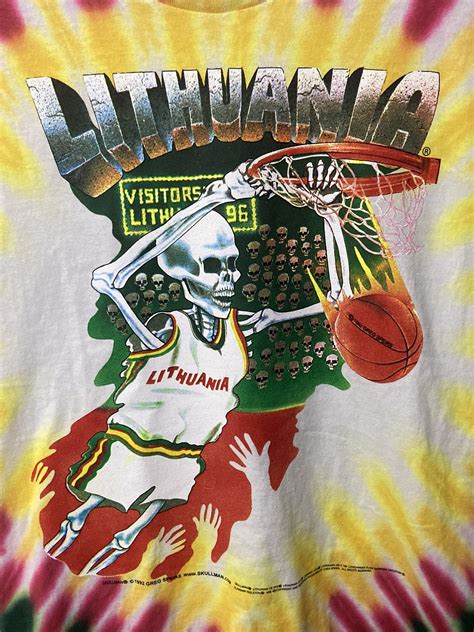 Grateful Dead × Rare × Streetwear Grateful Dead Lithuania Basketball ...