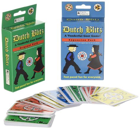 Dutch Blitz: Original and RRF12 Expansion Combo, Fast Paced Card Game ...