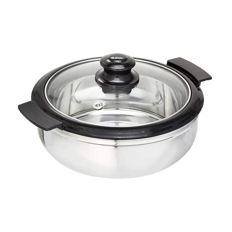 Buy SSE Stainless Steel Casserole with Glass Lid (Hot Pot) (2000ml ...