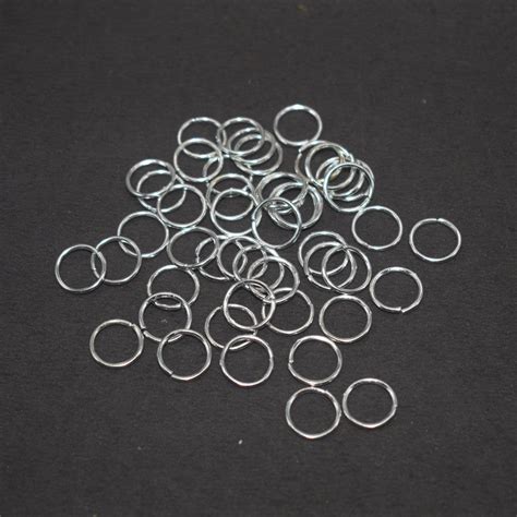 Round unsoldered open Mouth jump rings for jewellery making ring ...
