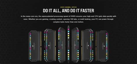 Corsair Dominator Platinum RGB DDR5 64GB 6000MHz Black