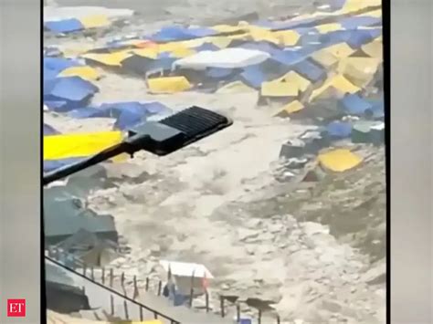 Amarnath Yatra: Cloudburst near shrine cave triggers flash floods; J&K ...