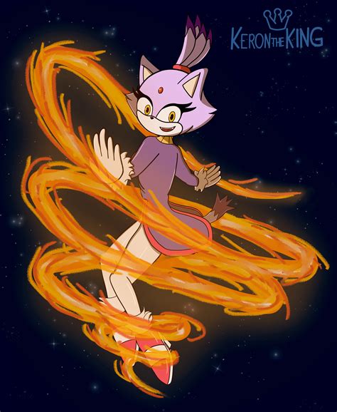 ArtStation - Blaze The Cat Fanart