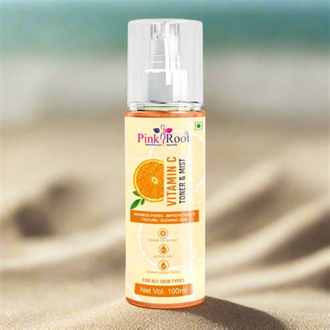 Pink Root Vitamin C Body Mist Toner | Lemon Essential Oil, Orange Esse