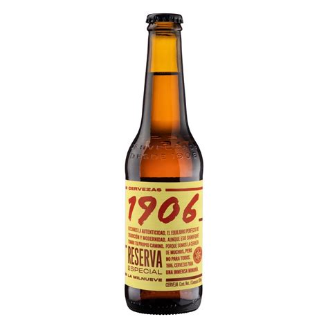 Comprar Cerveza estrella galicia reserva 1906 botellin pack 6x33cl en ...
