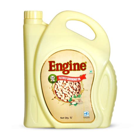 Engine Brand Filtered Peanut(Groundnut) Oil - 5 Liter Jar : Amazon.in ...