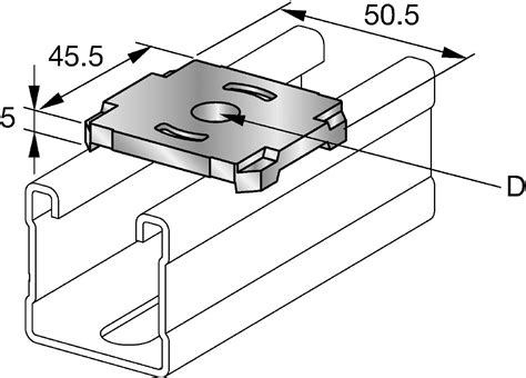 MQZ-L Bored plate - Standard fixings for support systems - Hilti India