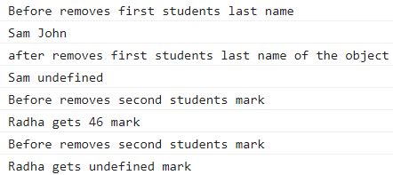 Delete Key JavaScript 的图像结果