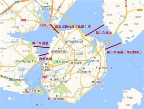 厦门最新5条进出岛通道曝光!海沧隧道2020年通车