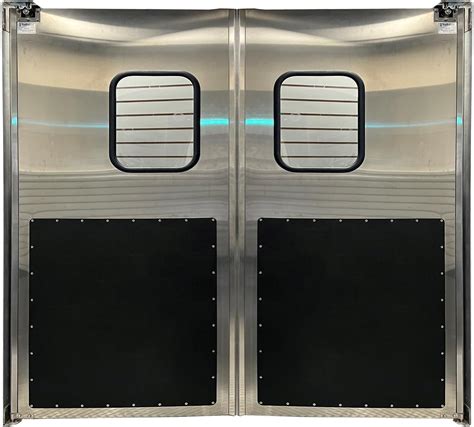 Amazon.com: 60" x 80" Tuff Lite Swinging Traffic Door with Kick Plates ...