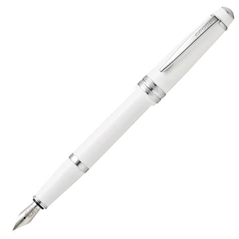 Cross Bailey Light Polished White Resin Fountain Pen : Amazon.in ...