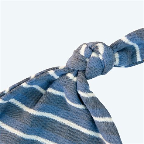Hat, Single Knot, Blue Triple Stripe - Baby : SilverGuard ...