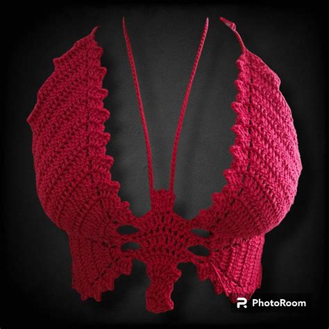 Top Butterfly Crochet. Knitted Butterfly - Etsy