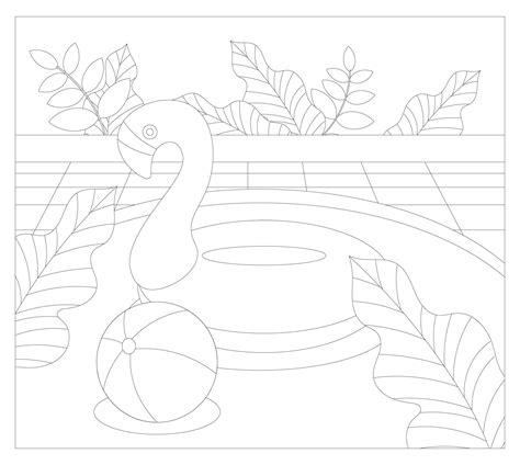 Free Printable Summer Coloring Page/summer Activities Coloring Pages