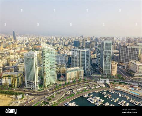 Aerial view of Beirut , capital of Lebanon Stock Photo - Alamy