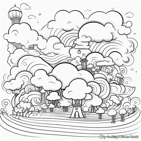 Cloud Coloring Pages - Free & Printable!