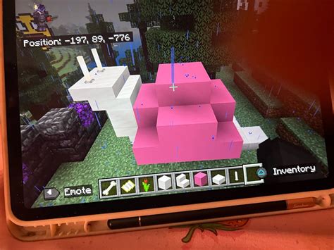 Minecraft Snail Statue Tutorial 的图像结果