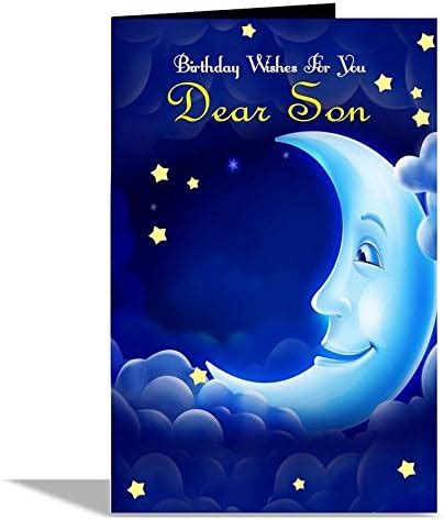 Alwaysgift Happy Birthday Dear Son Greeting Card with Envelopes Best ...