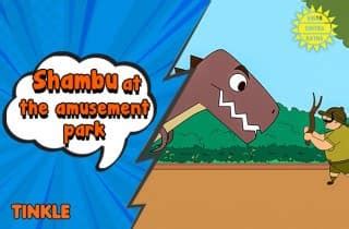 Shambu at the amusement park