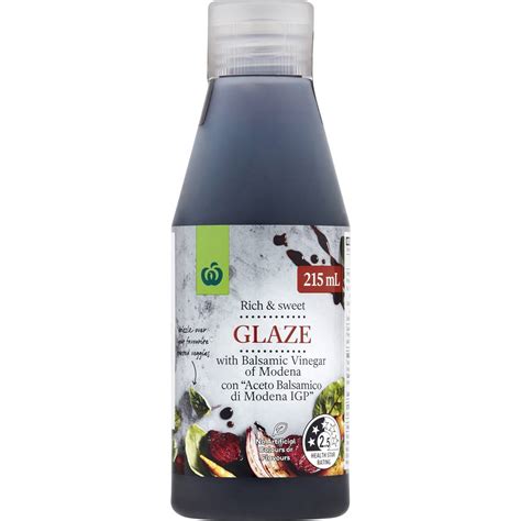 Balsamic Vinegar Glaze Woolworths at Jeanette Taylor blog