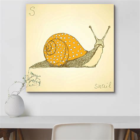 Pitaara Box Fancy Snaill | Peel & Stick Vinyl Wall Sticker for Bedroom ...