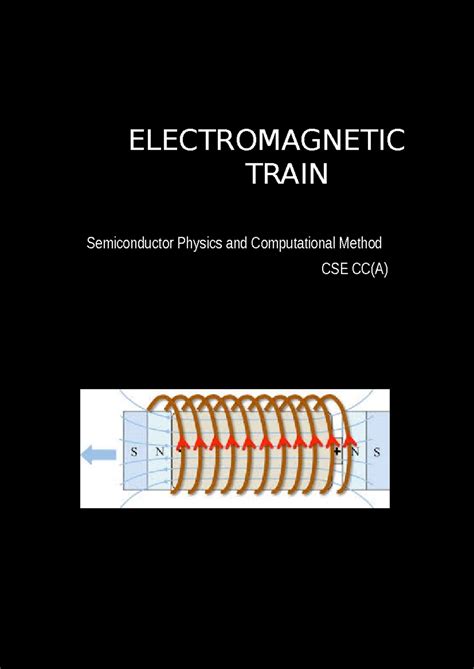 CC A mini project(54,55,56) - ELECTROMAGNETIC TRAIN Semiconductor ...