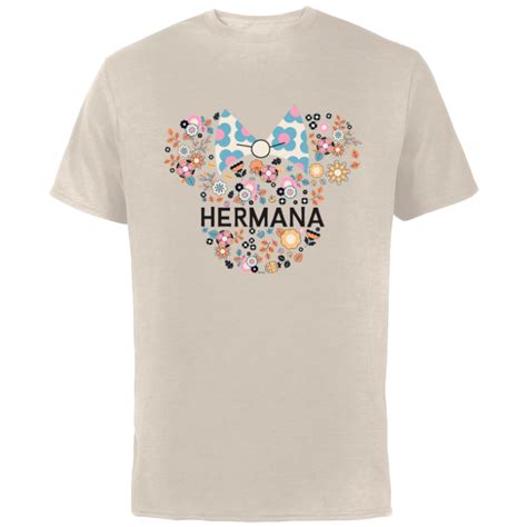 Disney Minnie Mouse Hermana Icon Flowers Spanish Family Trip- Short ...
