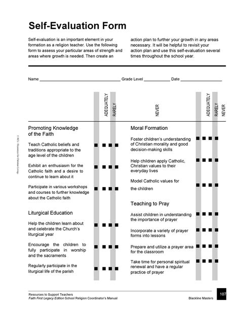 50+ Self Evaluation Examples, Forms & Questions ᐅ TemplateLab