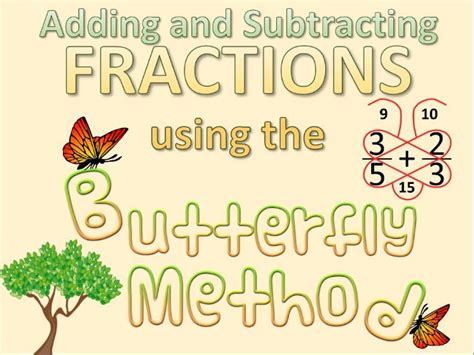 Image result for Butterfly Method Adding Fractions