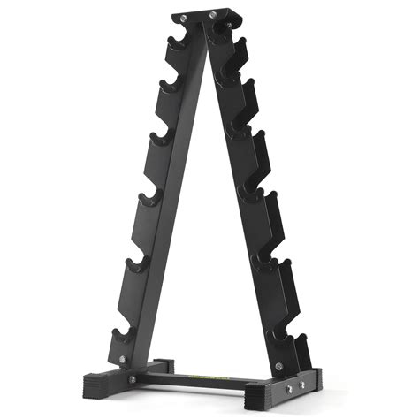 Buy PhysKcal Dumbbell Rack Heavy Duty Steel 350kg/400kg Load Bearing, 5 ...