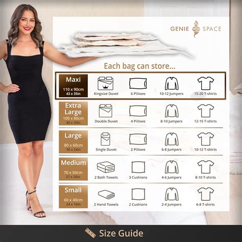 Buy GENIE SPACE - Incredibly Strong Premium Space Saving Vacuum Bags ...