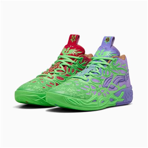 PUMA x LAMELO BALL x TMNT MB.04 Raphael and Donatello Big Kids ...