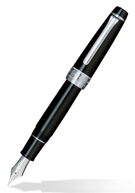 Sailor Model: 11480 Professional Gear King of Pens Black 21ct Gold Nib ...