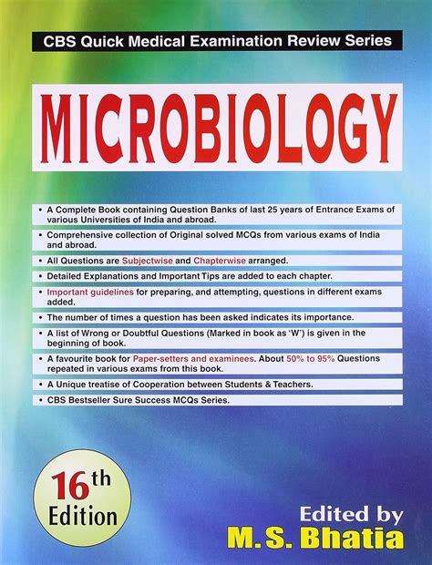 Buy CBS Quick Medical Examination Review Series: Microbiology Book ...
