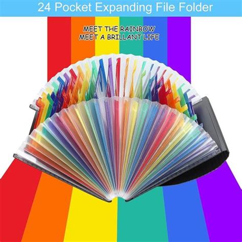 Flipkart.com | STORITE Plastic 24 Pockets Expanding File Folder - 24 ...