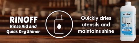 Arnigo Rinse Aid Liquid for All Brands Dishwasher Machine, Prevents ...