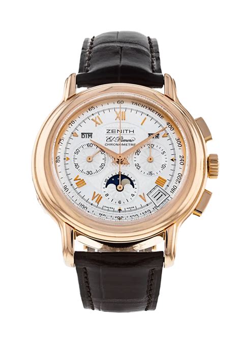 Zenith Chronomaster T El Primero Chronograph Moonphase Triple Calendar ...