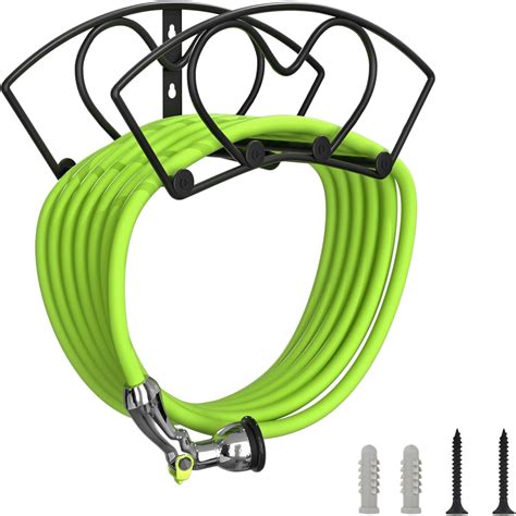 VyGrow Hose Holder Wall Mount, Heavy Duty Garden Hose Holder, Solid ...