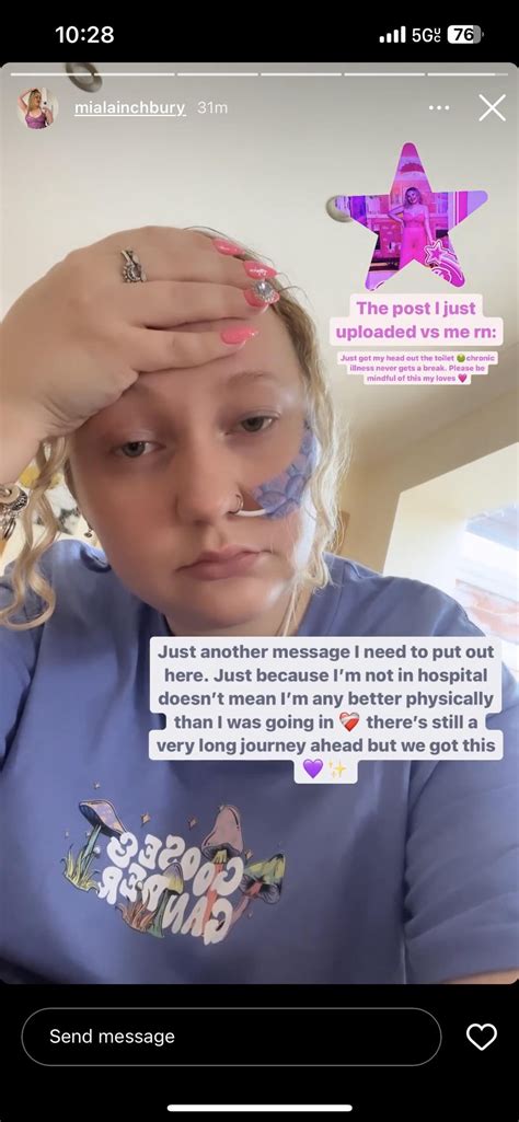 Mia reminds us that just cause she’s discharged doesn’t mean she isn’t ...